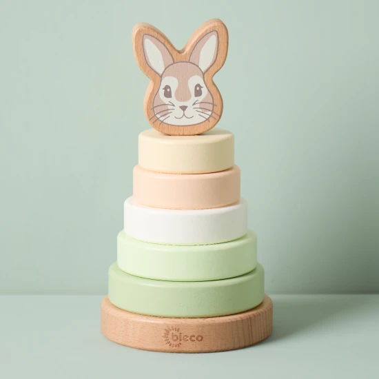 Bieco Holz-Stapelturm Hase Fine BIECO_24330050