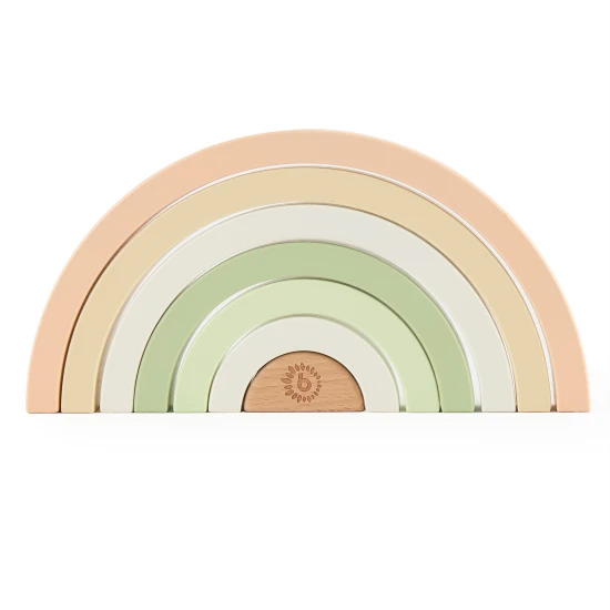 Bieco Klappbarer Holz-Regenbogen Hase Fine BIECO_24330051