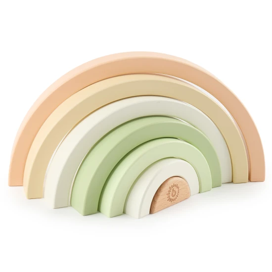 Bieco Klappbarer Holz-Regenbogen Hase Fine BIECO_24330051