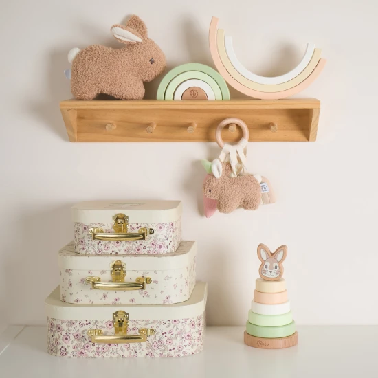 Bieco Klappbarer Holz-Regenbogen Hase Fine BIECO_24330051