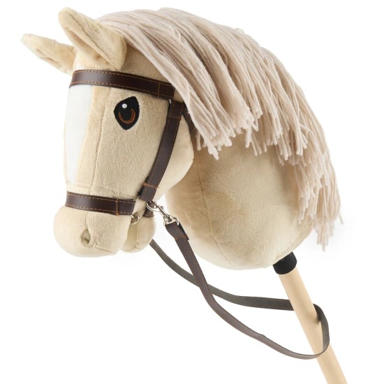 Bieco Hobby Horse am Stab Pony Beige, Gr. S BIECO_74000227