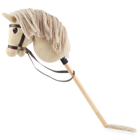 Bieco Hobby Horse am Stab Pony Beige, Gr. S BIECO_74000227