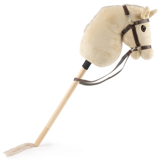 Bieco Hobby Horse am Stab Pony Beige, Gr. S BIECO_74000227