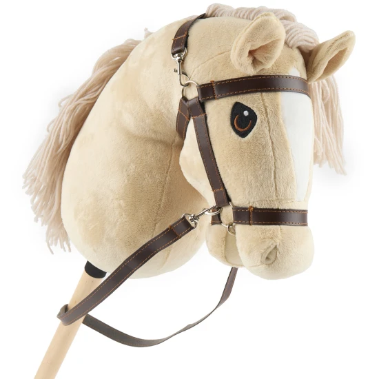 Bieco Hobby Horse am Stab Pony Beige, Gr. S BIECO_74000227