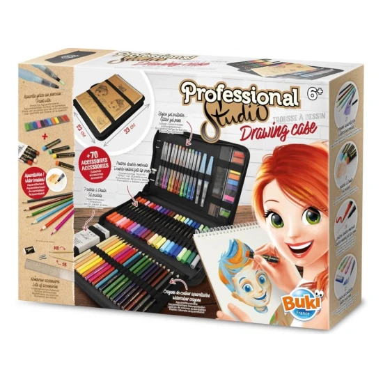 Ein praktisches Zeichenset für unterwegs.