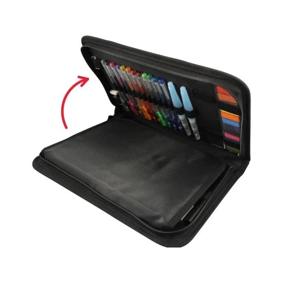 Ein praktisches Zeichenset für unterwegs.