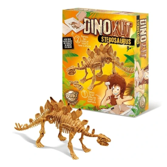 DinoKIT Stegosaurus-Ausgrabung und Skelett: Kinder-Ausgrabungsspielzeug für junge Paläontologen.
