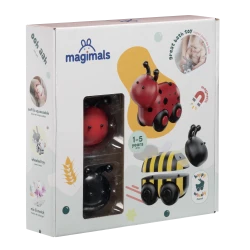 Magnetische Tiere Magicals Wheely Marienkäfer / Biene