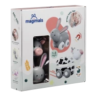 Magnetische Tiere Magicals Wheely Hase / Kuh