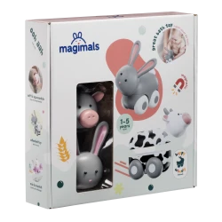 Magnetische Tiere Magicals Wheely Hase / Kuh