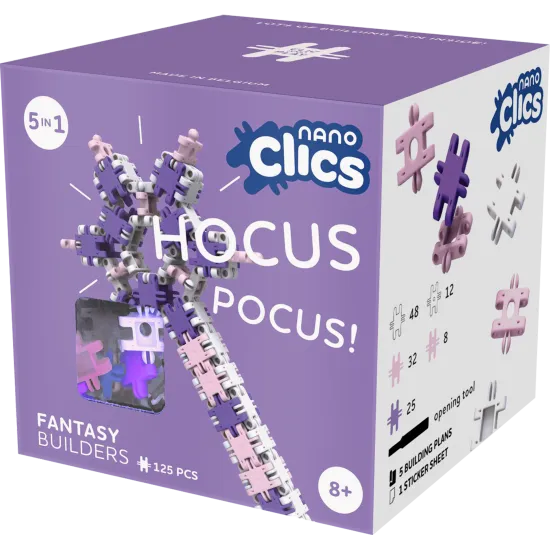 Ökologisches Set Nano Clics Fantasy 125-tlg