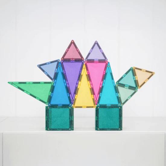 Magnetischer Bausatz Glitter Castle Pack 48 Teile