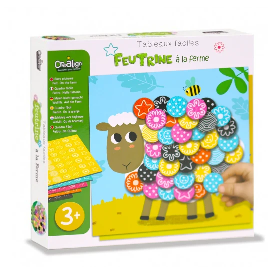 Basteln aus Filz Auf dem Bauernhof 3+