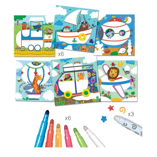 Gestalten mit magischen Markern Travel 3+