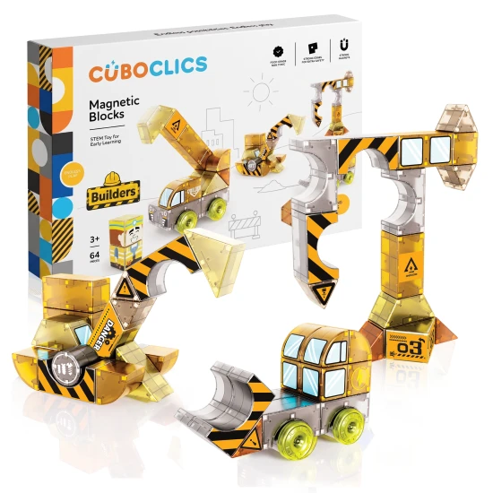 Magnetische Würfel Cubo Clics Builder Set 64-tlg