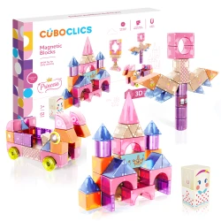 Magnetische Würfel Cubo Clics Princess Set 62-tlg
