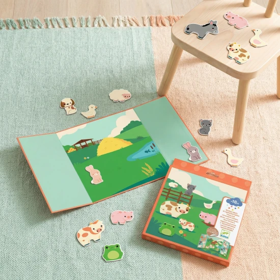 Dicke, abnehmbare Aufkleber Bauernhoftiere