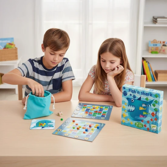 Brettspiel Hai und Fisch