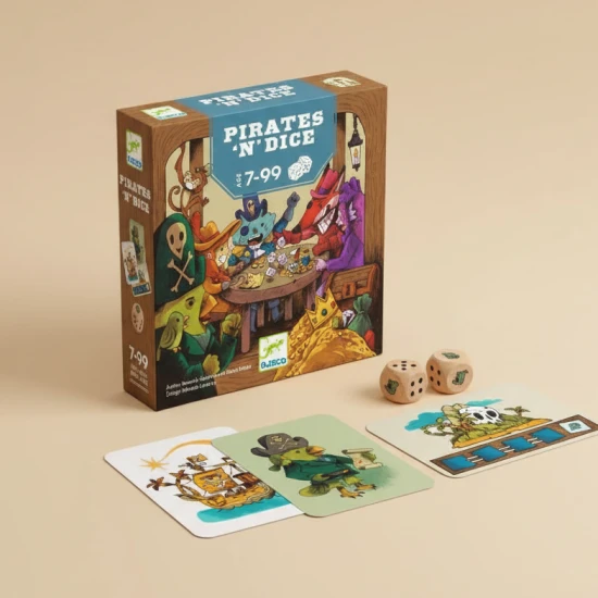 Piraten-Würfel- und Wettspiel