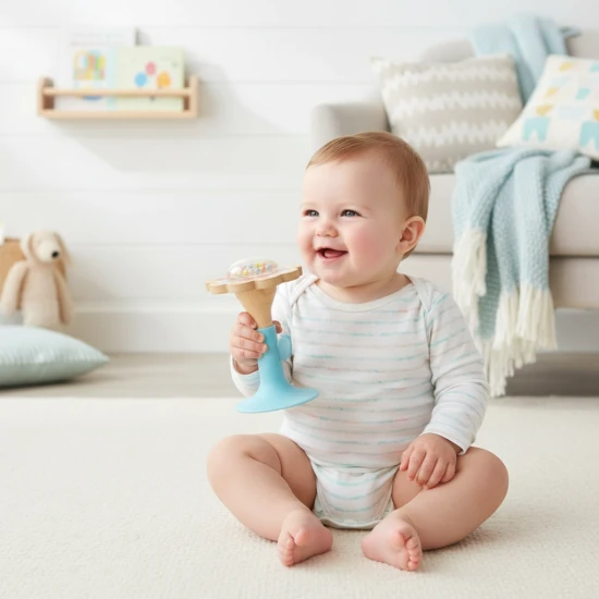 BabySwip Blumenrassel