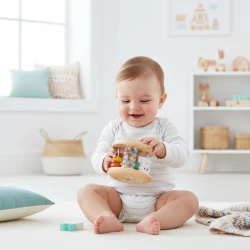 Rassel mit 6 BabyTutti-Aktivitäten