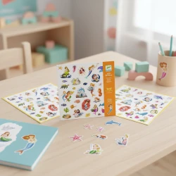 Meerjungfrauen-Aufkleber, 160 Stück