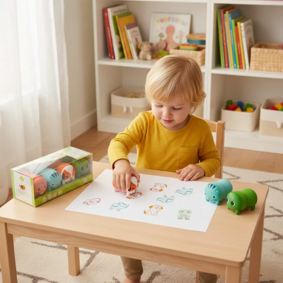 Selbstfeuchtende Stempel Gartentiere