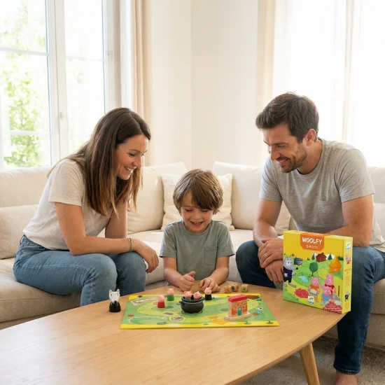 Das Spiel „Der Wolf und die Schweine“