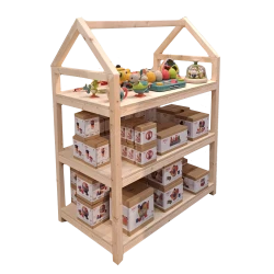 Spielzeughaus Display Tolo & Dolce – Bunter Aufbewahrungsort für Kinderzimmer