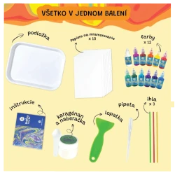 Marmorierset 12 farben