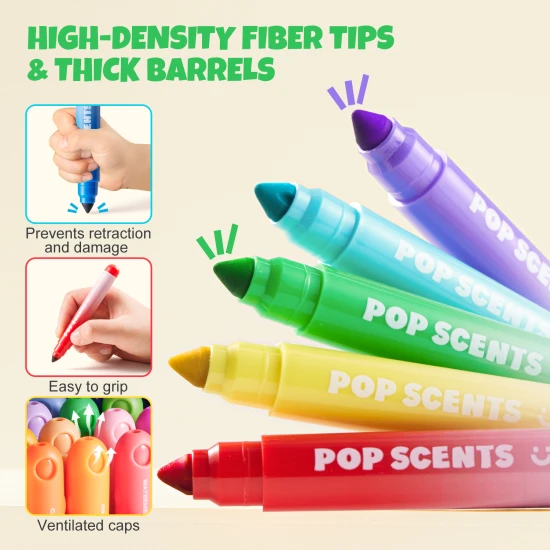 Pop Scents Marker – 12 Farben