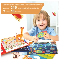 Wiederverwendbare Stadtpark-Aufkleber