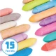 Jarmelo Straßenkreide – 20 Stück, 15 Farben, ungiftig, abwaschbar, ideal für Kinder