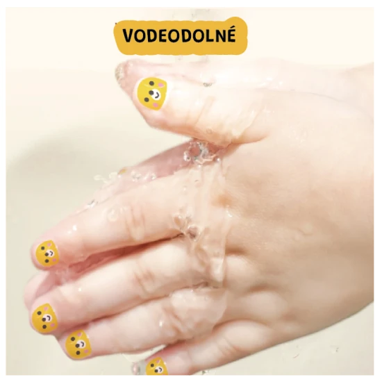 Jarmelo Nagelsticker für süße Kleine – 540 farbenfrohe Kindersticker, wasserfest und kindersicher