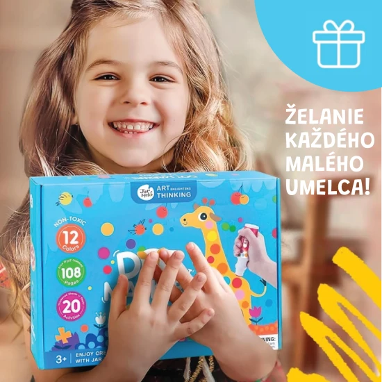 Jarmelo Tubenfarben – 12er-Set abwaschbare und ungiftige Farben mit Schaumapplikator