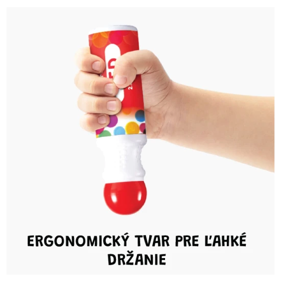 Jarmelo Tubenfarben – 12er-Set abwaschbare und ungiftige Farben mit Schaumapplikator