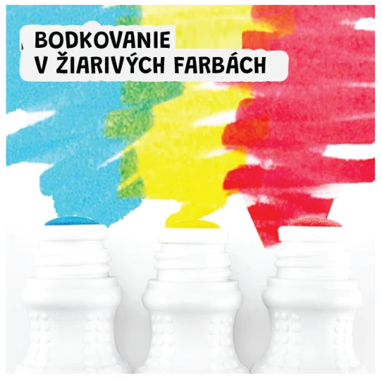 Jarmelo Tubenfarben – 8er-Set abwaschbare und ungiftige Farben mit Schaumapplikator