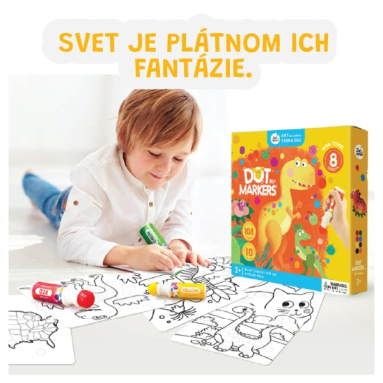 Jarmelo Tubenfarben – 8er-Set abwaschbare und ungiftige Farben mit Schaumapplikator