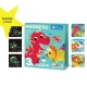 Jarmelo Magnetisches 3-in-1-Puzzle – Dinosaurier mit 48 magnetischen Teilen und leuchtenden Teilen, geeignet für Kinder ab 3 Jahren
