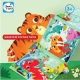 Jarmelo Magnetisches 3-in-1-Puzzle – Dinosaurier mit 48 magnetischen Teilen und leuchtenden Teilen, geeignet für Kinder ab 3 Jahren