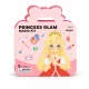 Jarmelo 4-in-1 Prinzessinnen-Glamour-Set – Schminken, Ankleiden, Dekorieren mit Strasssteinen und Folien für Papierprinzessinnen