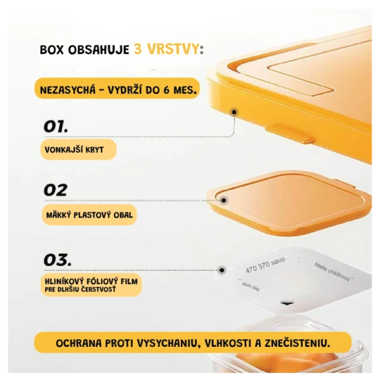 Jarmelo Modelliermasse in der Box – 24 Farben Set, ungiftiger Modellierspaß für Kinder