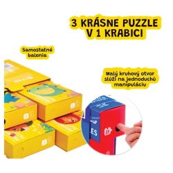 Puzzle Beep! Unterwegs 3 in 1 