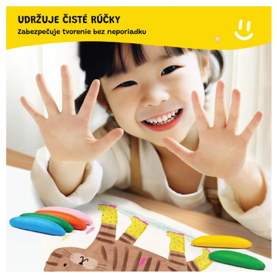 Bananenförmige Buntstifte im Glas – 24 Stück, bunt, ungiftig und ideal für kleine Kinderhände