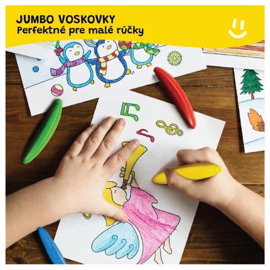 Bananenförmige Buntstifte im Glas – 24 Stück, bunt, ungiftig und ideal für kleine Kinderhände