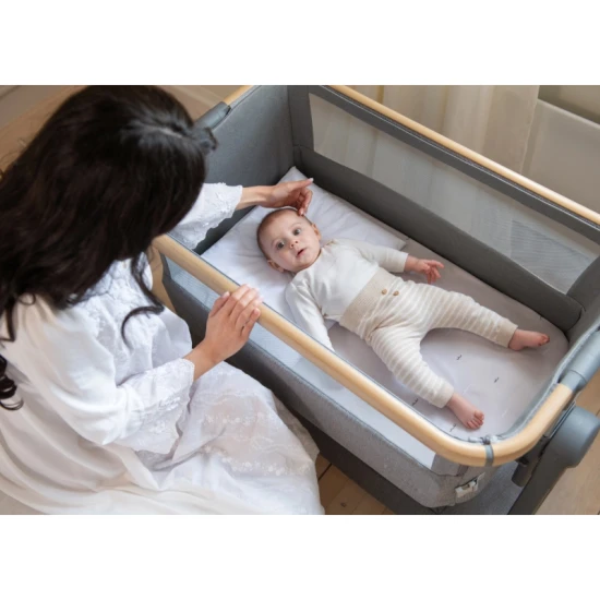 Tragbares Kinderbett Nanna Beige