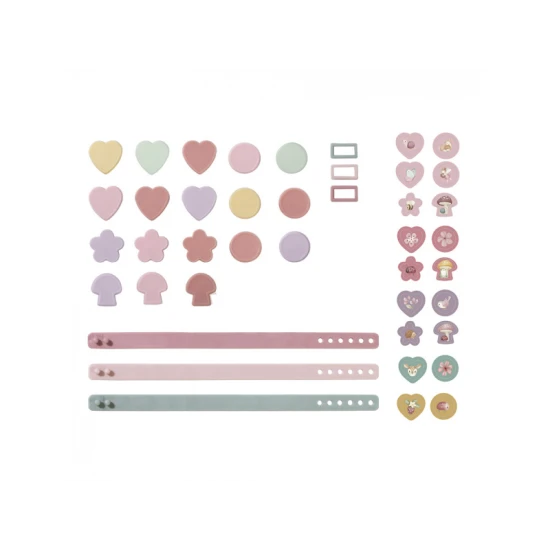 Fairy Garden: Kreatives 18-teiliges Armband-Bastelset mit verstellbarer Größe