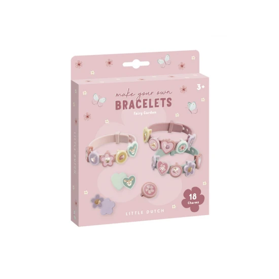 Fairy Garden: Kreatives 18-teiliges Armband-Bastelset mit verstellbarer Größe