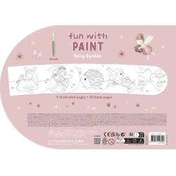 Feengarten-Malvorlagen mit Wasserfarben