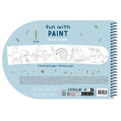 Malvorlagen mit Forest Friends-Aquarellen